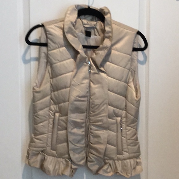 WHBM Champagne Vest. - Picture 1 of 2